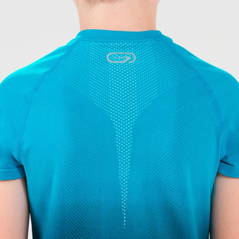 Camiseta Running Manga Corta Niños Kiprun Skincarte Azul 4 Camiseta Running Manga Corta Niños Kiprun Skincarte Azul - Imagen 4