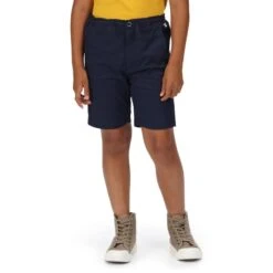 Regatta Pantalones Cortos Alber Para Niños/Niñas Marino -Deporte Tienda pantalones cortos alber para niosnias marino 2