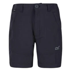 Regatta Pantalones Cortos Highton Para Niños/Niñas Denim Oscuro -Deporte Tienda pantalones cortos highton para niosnias gris seal