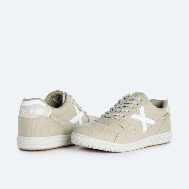 Zapatilla Casual MUNICH G3 CANVAS Hombre Beige 5 Zapatilla Casual MUNICH G3 CANVAS Hombre Beige - Imagen 5