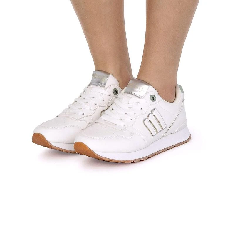 Zapatillas De Caminar Para Mujer Mtng Joggo En Color Blanco 2 Zapatillas De Caminar Para Mujer Mtng Joggo En Color Blanco - Imagen 2